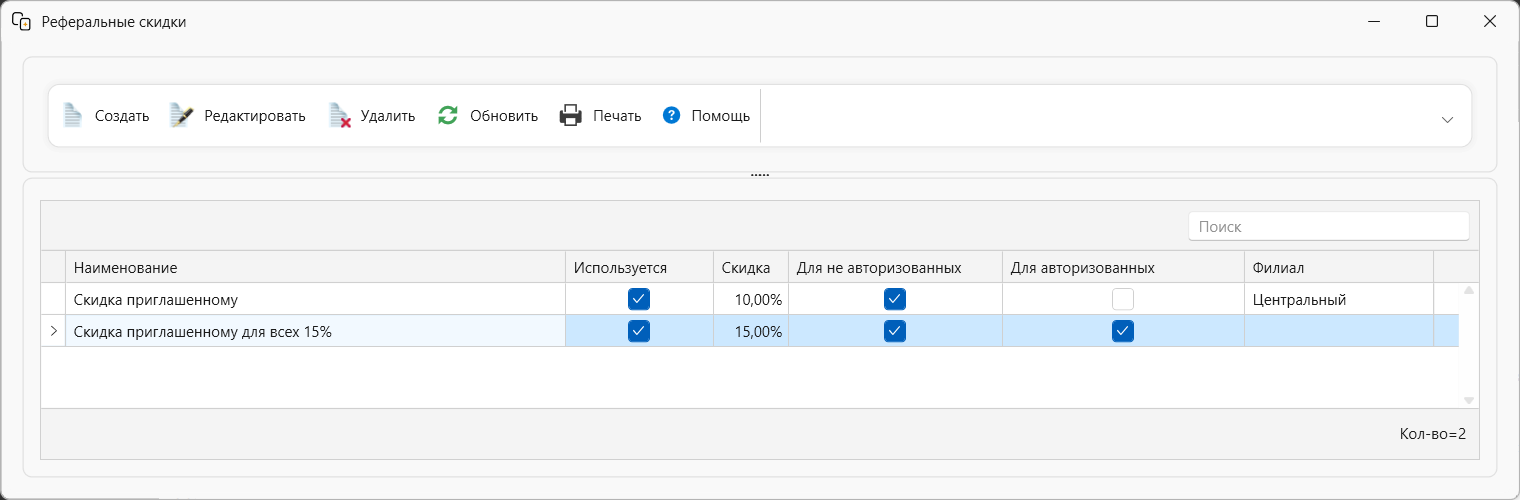 Реферальные скидки в программе учета для сетевого маркетинга, млм OKsoft